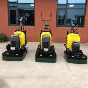 山东森泰700型变频研磨机 手扶式无尘地面打磨机 四盘十二头打磨机