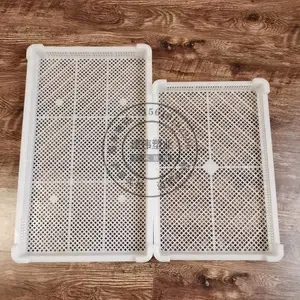 食品级白色塑料冷冻盘 调理食品用速冻盘 建伟塑业单冻器冷冻盘 蔬菜沥水盘