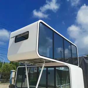 苹果仓民宿箱房 山东景区高端苹果舱打包箱工厂 找潍坊万隆钢构