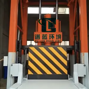 四柱压缩式垃圾处理设备 农贸市场垂直式垃圾压缩设备 除臭系统 四 川生产大厂【品牌老厂 来图定制】