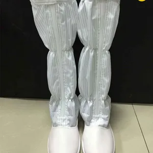 无尘车间专用防尘防静电长筒靴