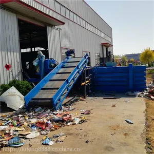 贵阳卧式液压废弃铁皮金属压包机价格