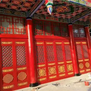 南阳仿古门窗-仿古门窗订制设计-【华旭木雕】(推荐商家)