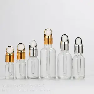 奥格玻璃 精油瓶瓶 茶色/透明/蒙砂玻璃 胶头 滴管瓶 钢滚珠瓶 便携精华液分装调配瓶5--100m