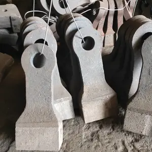 【厂家直销锻打锤头合金锤头高铬锤头高锰钢锤头破碎机锤头】