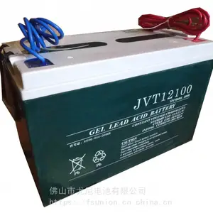 中韩合资VOLTA牌 12V100AH 太阳能路灯用胶体蓄电池 尤尼电池厂家直销