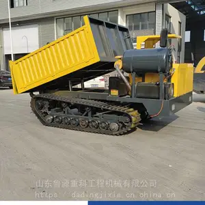 大型液压履带运输车 旋转转盘履带自卸车 15吨钢制履带运输车价格