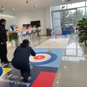 北京游戏互动旱地冰壶10米冰壶团建冰壶道具租赁