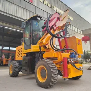公路护栏打桩机 波形护栏打桩机厂家 渝工小金刚打桩机