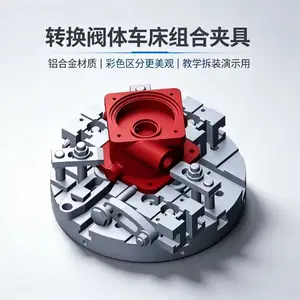 成中胜 精密槽系组合夹具 转换阀车铣床组合夹具 机械教学用