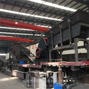 移动粉碎破碎机 移动制沙生产线 建筑垃圾移动破碎机站 全移动破碎机