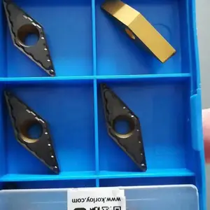总代理韩国KORLOY 克洛伊双色涂层刀粒 合金刀粒 钢用刀粒 不锈钢 ***钢用刀粒 DNMG15 CNMG12 MNMG08
