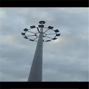 壶关县8米led路灯双臂 高杆灯市电8米9米 led高杆灯飞碟款12米