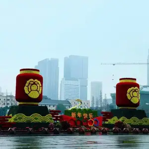 贵州遵义新春花雕定制需不需要后期维护仿真绿雕牛造型