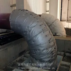 弯头保温套 重复使用 弯头隔热被 弯头保温衣 热盾 配套