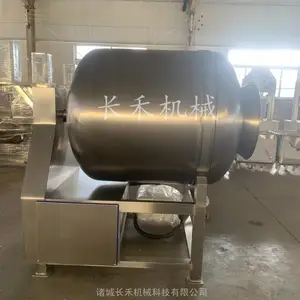不锈钢滚筒式猪肉腌制滚揉机 里脊肉真空滚揉机 坚固耐用