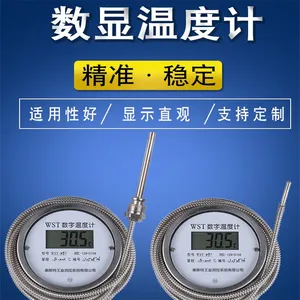 数显温度计带探头WST/DTM-491高精度电子工业防水数字水温表