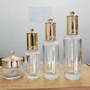 化妆品玻璃瓶包装 新款化妆品瓶定做厂家