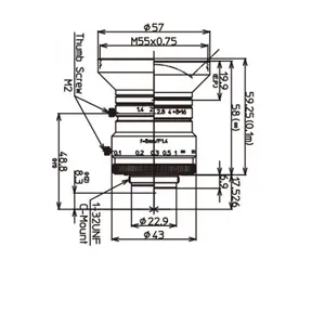 LM8HC-SW KOWA 8mm�̲����⾵ͷ 1Ӣ��������� 800nm-1900nm�󲨶�