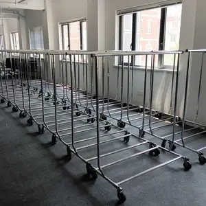 不锈钢龙门衣架出租,活动挂衣架租赁,服装挂通、中岛架租赁,挂衣杆出租,可折叠衣架出租