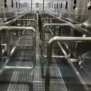 恒沣净化风淋门保养维护 智能吹淋自动语音提示双门电子互锁风淋室供应