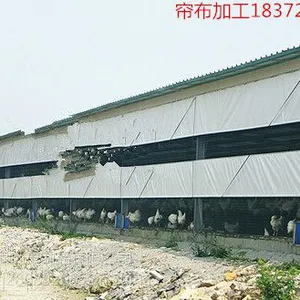 定制牛舍通风卷帘_牛圈卷帘_牛场防风吊帘