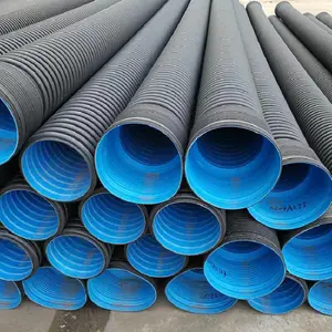 ���ճ���HDPE˫�ڲ��ƹ� ֱ��300PE��ˮ�ܲ�