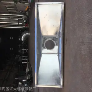 镀锌白铁皮通风管排风管 烟囱管镀锌螺旋风管 圆形风管弯头配件
