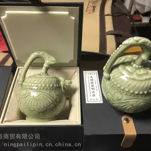 纯手工公道杯,西安倒流壶手工艺品, 陕西耀州瓷工艺品