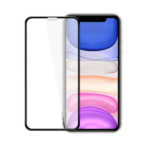 佩晟适用于iPhone11高清玻璃钢化膜苹果XR丝印点胶曲面全屏手机保护膜