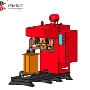 湖南创研DNZJ-150抽油烟机蜗壳风道电机安装支架焊接专机 自动点凸设备 厂家***