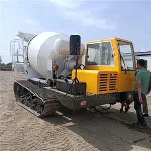 直供混凝土搅拌运输车 履带式混凝土罐车小型混凝土搅拌运输车