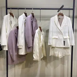 高流量单品女装mini小西装女韩版chic上衣品牌外贸原单春秋季西装外套折扣女装走份批发