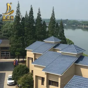 濮阳瓦农圣戈邦金属瓦 金属瓦施工