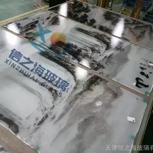 天津夹画玻璃
