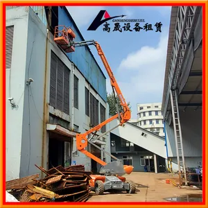 青岛剪刀车出租5吨蜘蛛吊租赁占地面积小