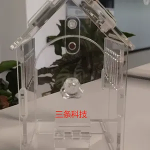 宠物收纳展示盒, 爬虫饲养盒,亚克力鸟笼,透明磁吸盒子