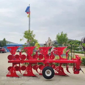 鲁丰畅销拖拉机悬挂式液压翻转犁加重型
