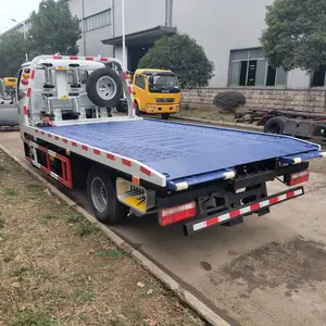 解放红塔平板一拖二 蓝牌清障车 品质过硬