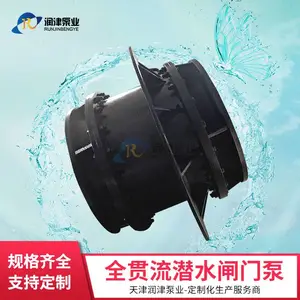 一体化泵闸制造商 配备湿定子高效全贯流潜水泵