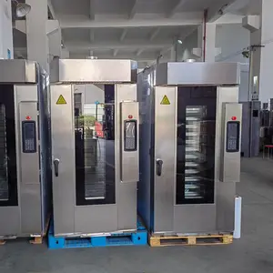 商用旋转烤鸭炉15盘推车式喷雾烘焙电热烤箱喆研Oven