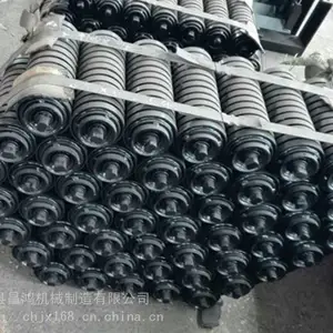海南工业生产输送机托辊 108三联托辊 重型槽型托辊质量好