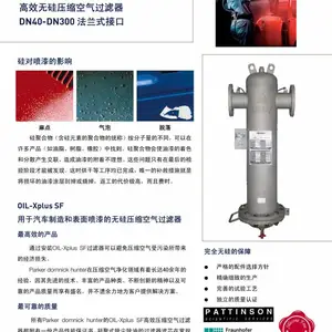 DH无硅过滤器 压缩空气无硅过滤器 不锈钢法兰过滤器