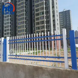 欧式围墙锌钢护栏 宏特 户外方管栏杆 锌钢栅栏铁艺护栏 围墙围栏