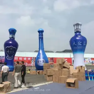 定制各种型号PVC牛津夹网布料气模产品