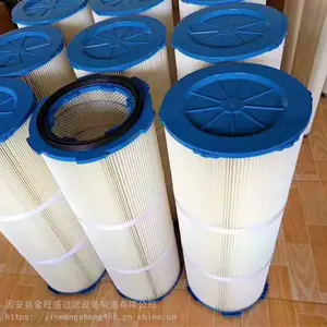 蓝色快拆除尘滤筒 六耳除尘滤筒