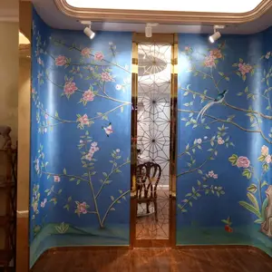 酒店壁画彩绘 别墅装饰画 博物馆壁画 国画油画墙体彩绘