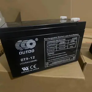 OUTDO���ض����� OT9-12 12V9AHֱ������ع�UPS��Դ��ƿ