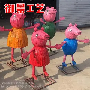 轮胎工艺品图片大全 景观雕塑厂工艺品图片