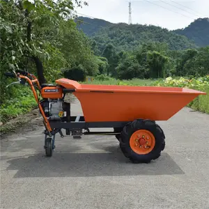 岷焜MK-750A汽油手推车工地运输车汽油平板运输车汽油斗车